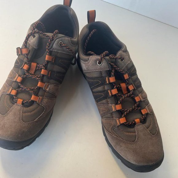 TIMBERLAND MEN\'S CRESTRIDGE LOW HIKING SHOES BROWN / ORANGE A13JP SIZE : 12 main image 5